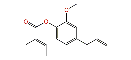 4-Allyl-2-methoxyphenyl (E)-2-methyl-2-butenoate